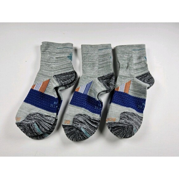 Bombas Hex-Tec Run Athletic Quarter Socks Lot Of 3 Pairs Size L - Picture 1 of 3